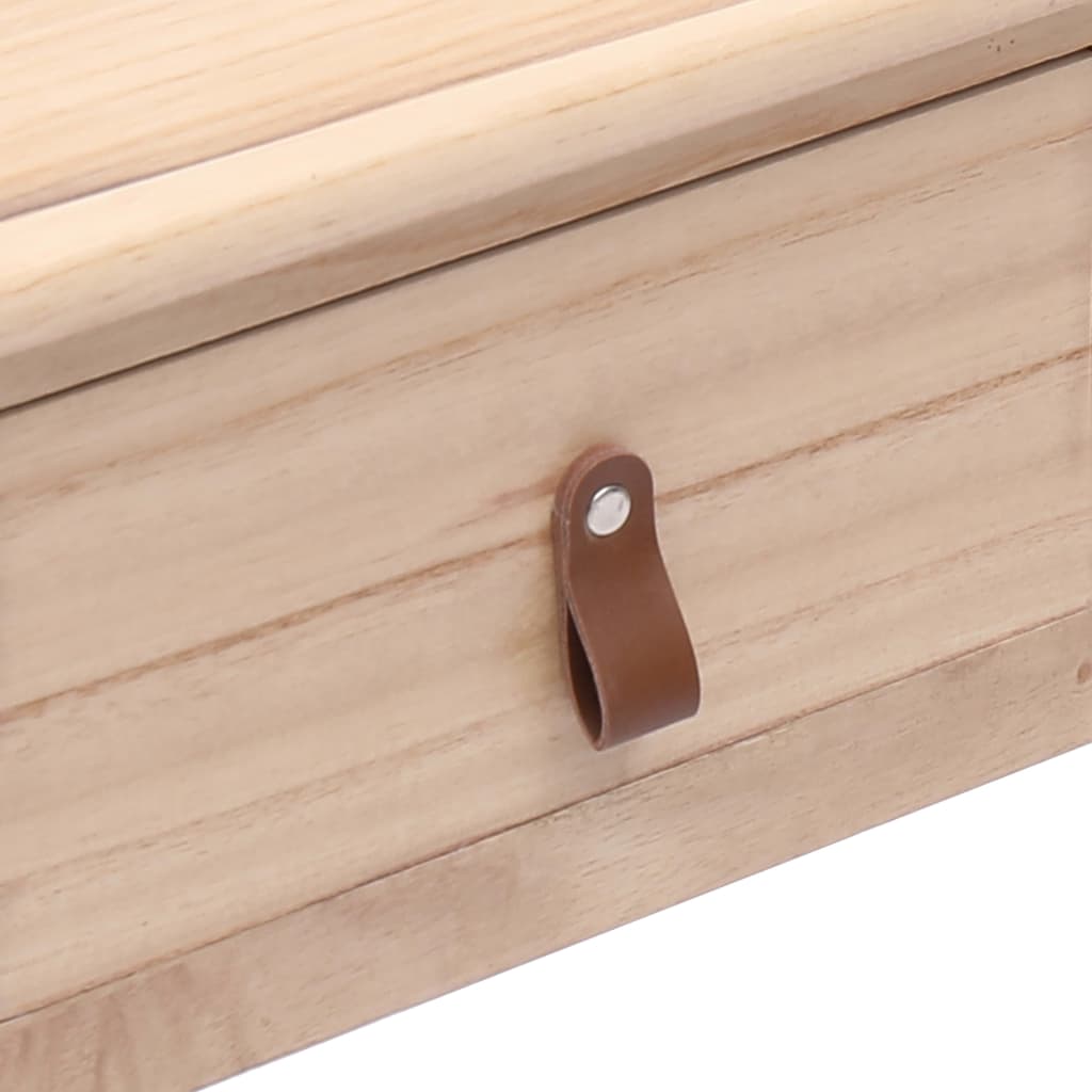 Schreibtisch Natur 110 × 45 × 76 cm Holz