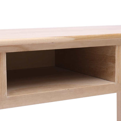 Schreibtisch Natur 110 × 45 × 76 cm Holz