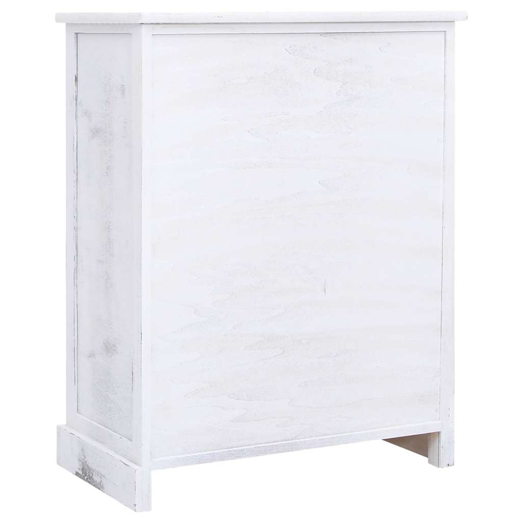 Schubladenkommode Weiß 60x30x75 cm Holz