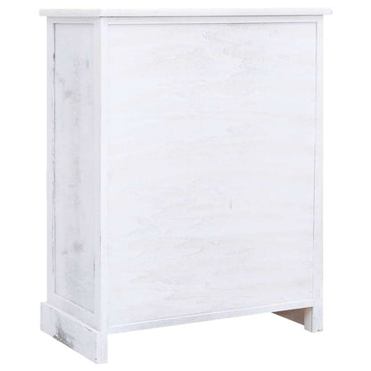 Schubladenkommode Weiß 60x30x75 cm Holz