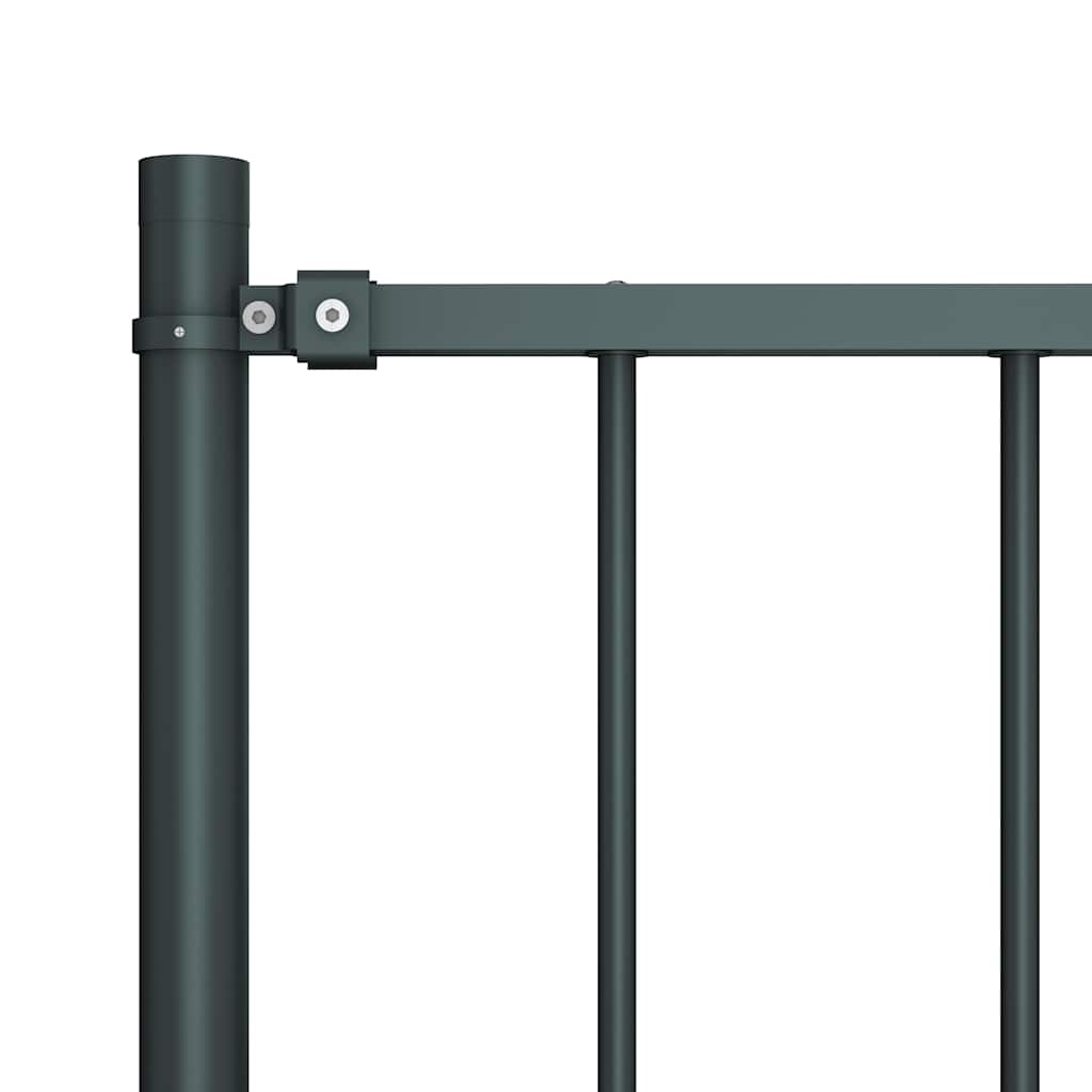 Zaunelement Woerden mit Pfosten Stahl 1,7 x 0,75 m Anthrazit