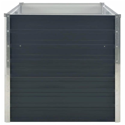 Hochbeet Anthrazit 160 x 80 x 77 cm Verzinkter Stahl