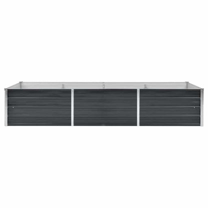 Garten-Hochbeet Anthrazit 240 x 80 x 45 cm Verzinkter Stahl