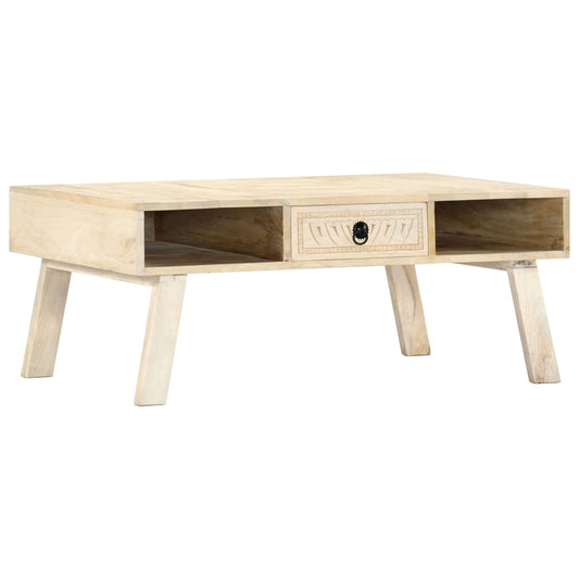 Coffee table 100×60×40 cm solid mango wood