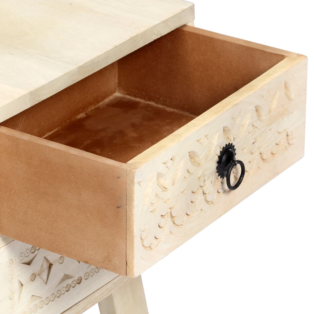 TV-Schrank 110 x 30 x 44 cm Massivholz Mango
