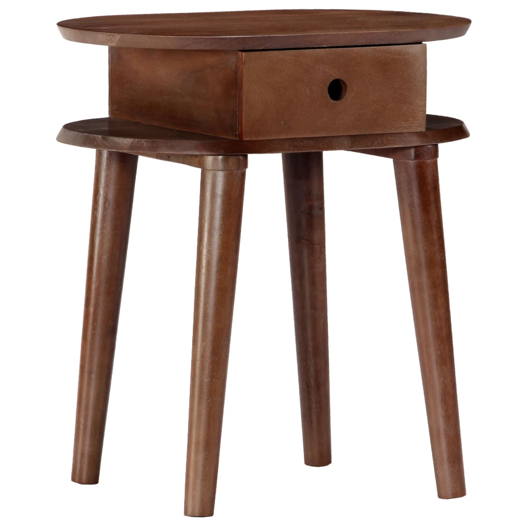 Nachttisch 50x35x55 cm Massivholz Akazie