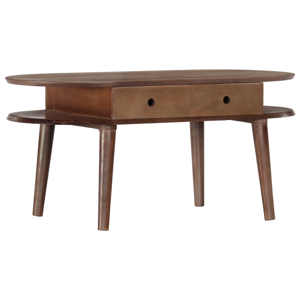 Couchtisch 100x50x46 cm Massivholz Akazie