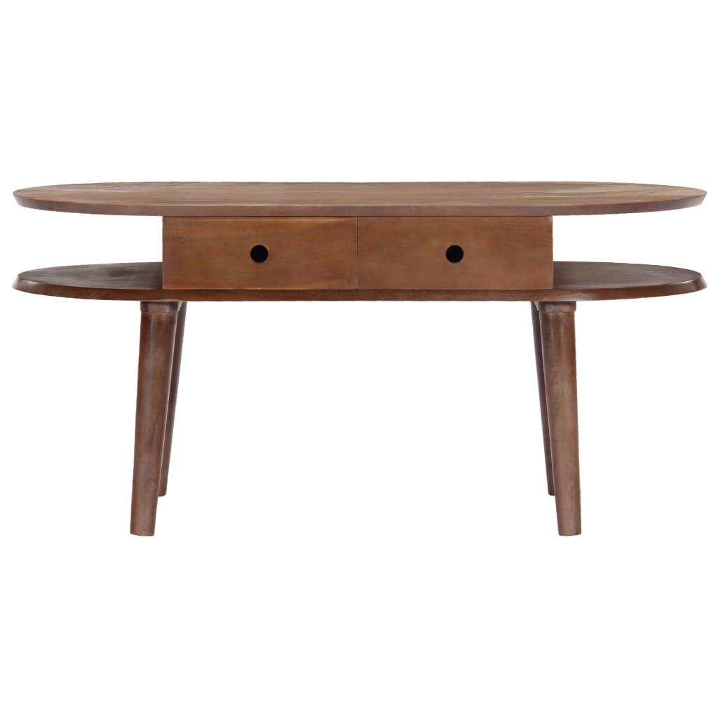Couchtisch 100x50x46 cm Massivholz Akazie
