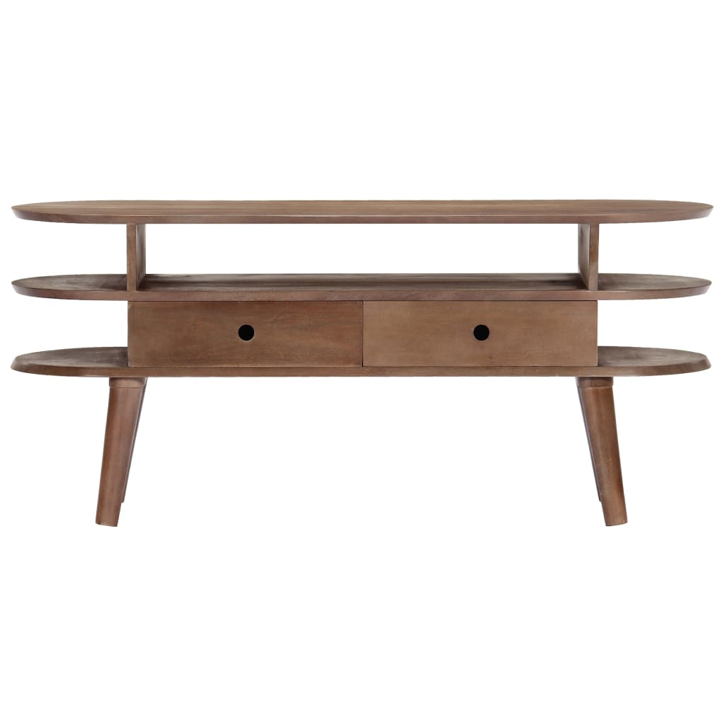 TV-Schrank 110×35×50 cm Massivholz Akazie