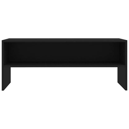 TV-Schrank Schwarz 100x40x40 cm Holzwerkstoff