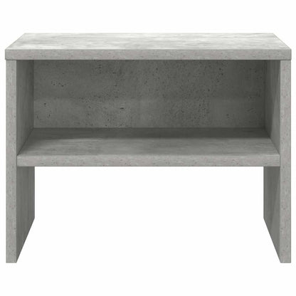 Nachttisch Betongrau 40x30x30 cm Holzwerkstoff