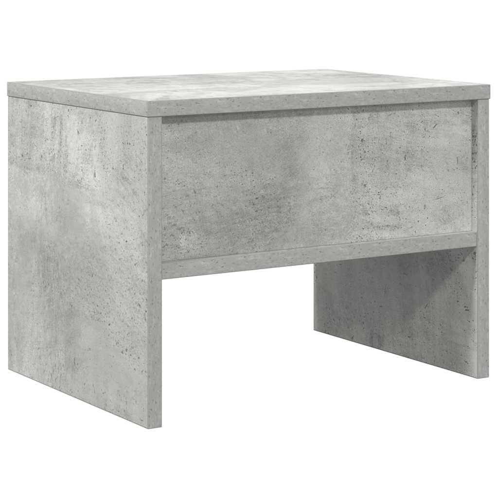 Nachttisch Betongrau 40x30x30 cm Holzwerkstoff