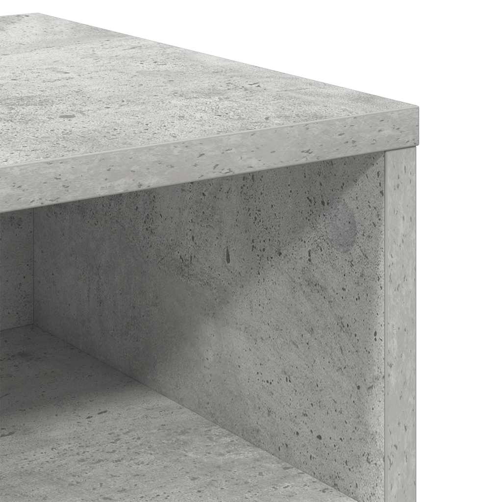 Nachttisch Betongrau 40x30x30 cm Holzwerkstoff