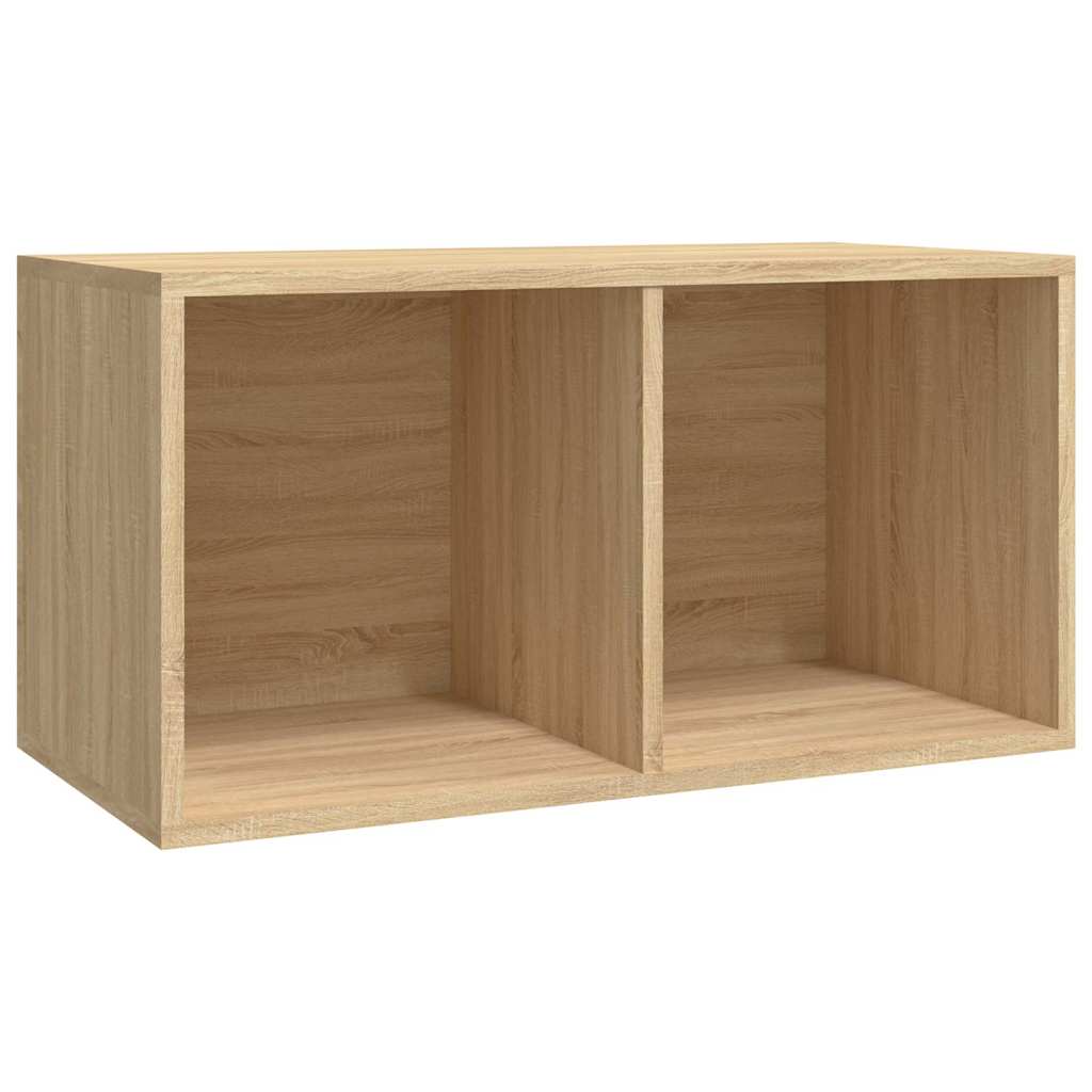 Schallplatten-Aufbewahrungsbox Sonoma Eiche 71x34x36 cm