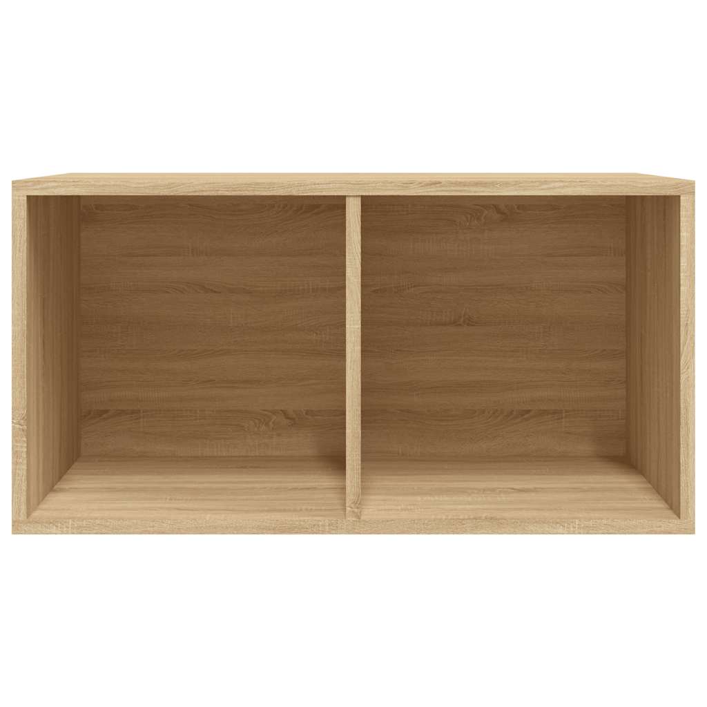 Schallplatten-Aufbewahrungsbox Sonoma Eiche 71x34x36 cm