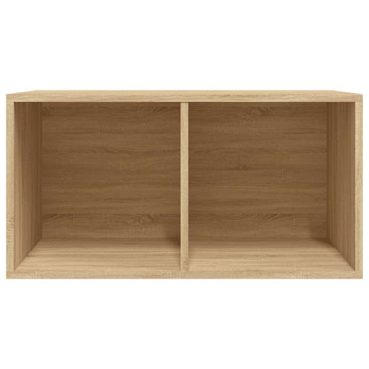 Schallplatten-Aufbewahrungsbox Sonoma Eiche 71x34x36 cm