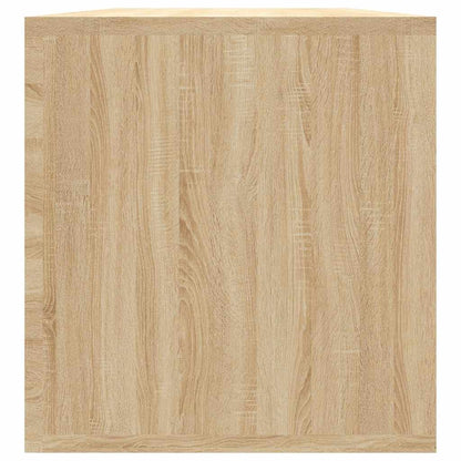 Schallplatten-Aufbewahrungsbox Sonoma Eiche 71x34x36 cm