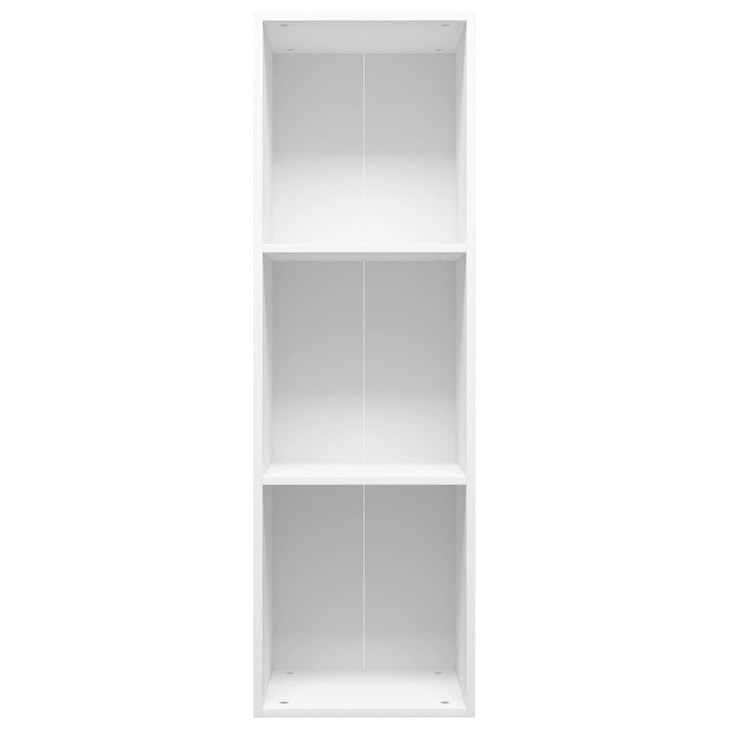 Bibliothèque/meuble TV blanc 36x30x114 cm matériau bois