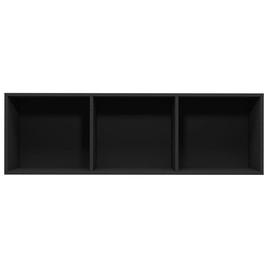 Bücherregal/TV-Schrank Schwarz 36x30x114 cm Holzwerkstoff