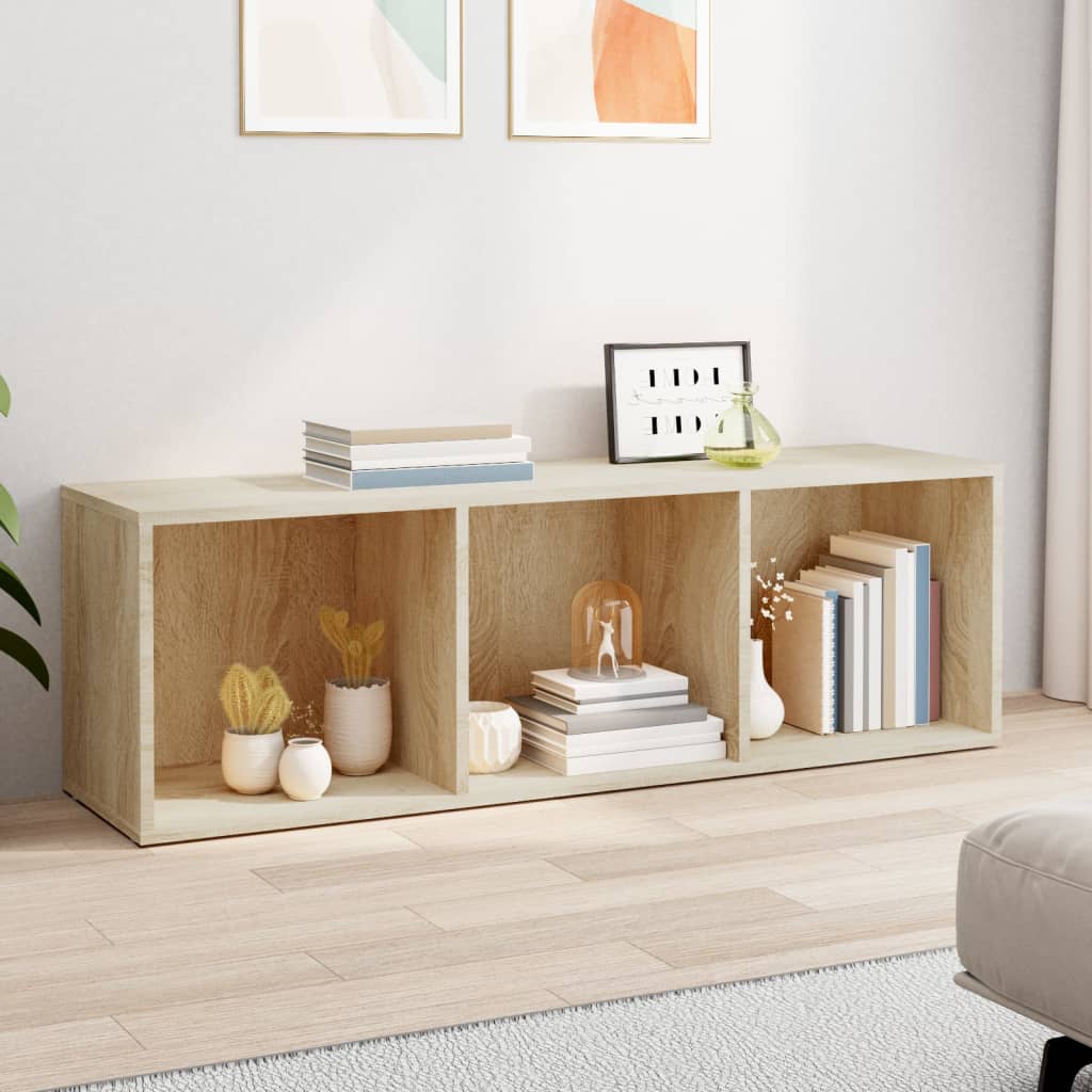 Bücherregal/TV-Schrank Sonoma Eiche 36x30x114 cm Holzwerkstoff