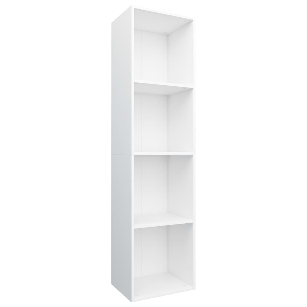 Bibliothèque/meuble TV blanc 36×30×143 cm matériau bois