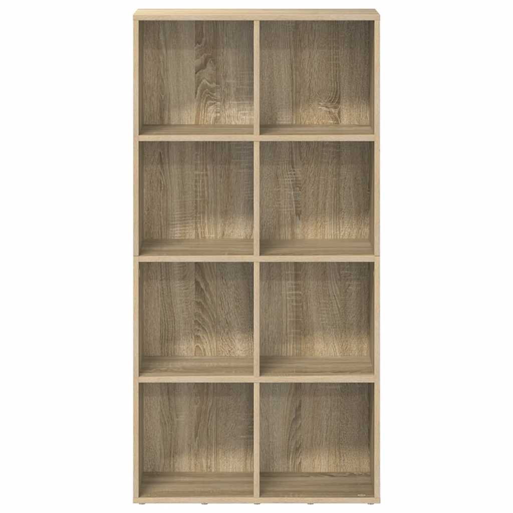Bücherregal/Sideboard Sonoma-Eiche 66×30×130 cm Holzwerkstoff