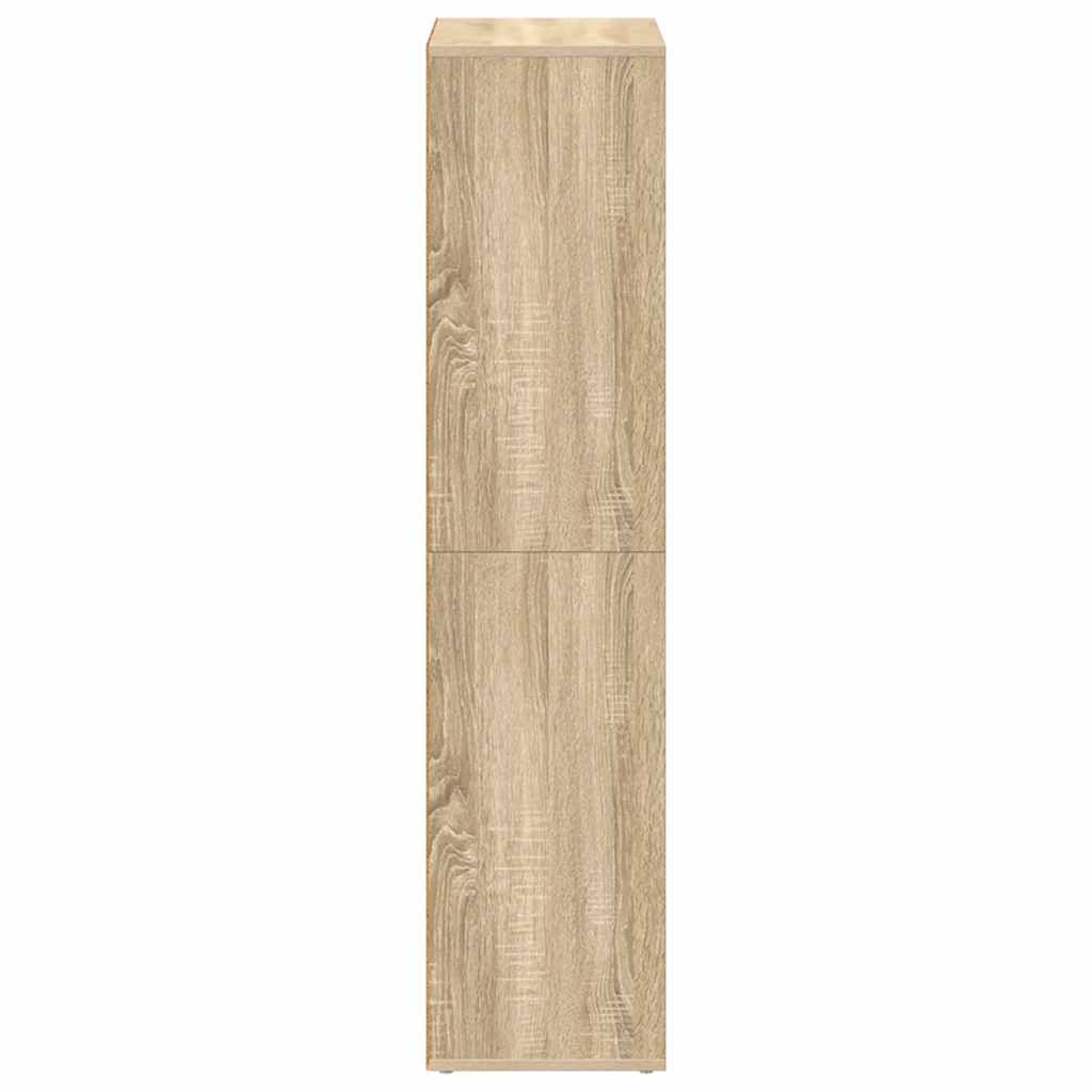 Bücherregal/Sideboard Sonoma-Eiche 66×30×130 cm Holzwerkstoff