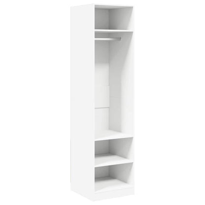 Kleiderschrank Weiß 50x50x200 cm Holzwerkstoff