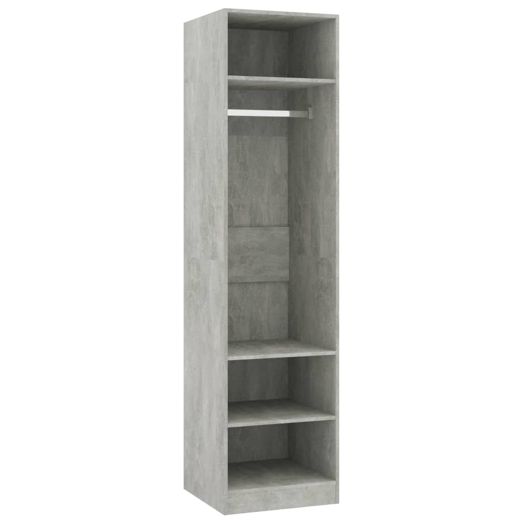 Armoire gris béton 50x50x200 cm en bois