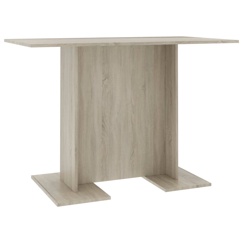 Table à manger chêne Sonoma 110x60x75 cm matériau bois