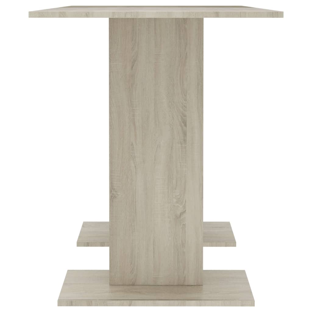 Table à manger chêne Sonoma 110x60x75 cm matériau bois