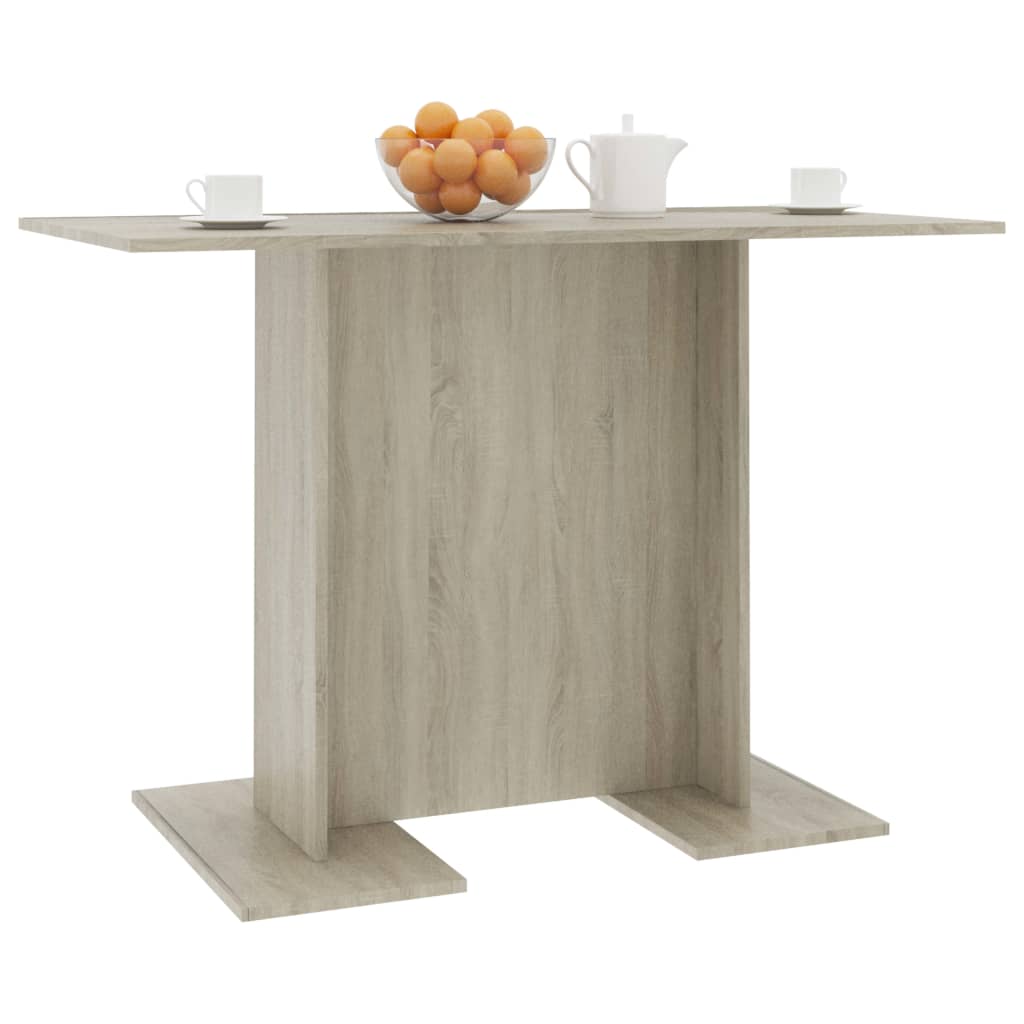 Table à manger chêne Sonoma 110x60x75 cm matériau bois