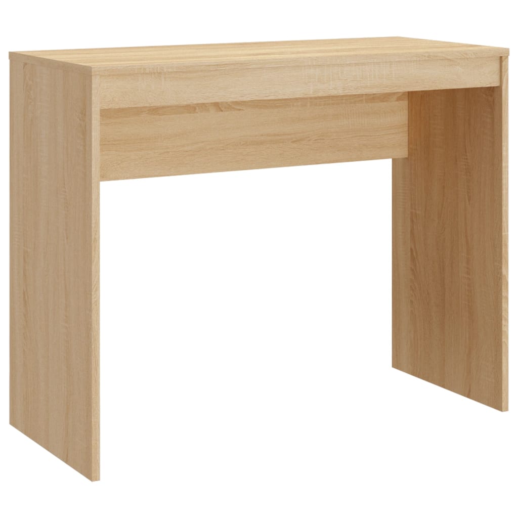 Bureau en chêne Sonoma 90x40x72 cm en bois