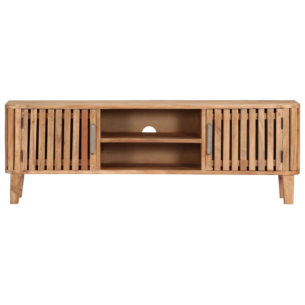 TV-Schrank 130 x 30 x 45 cm Akazie Massivholz