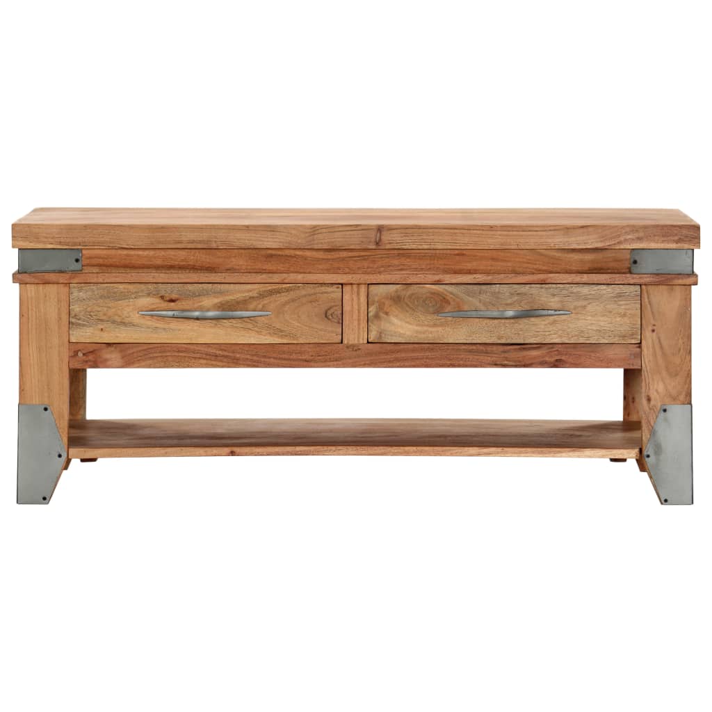Coffee table 110x52x45 cm solid acacia wood