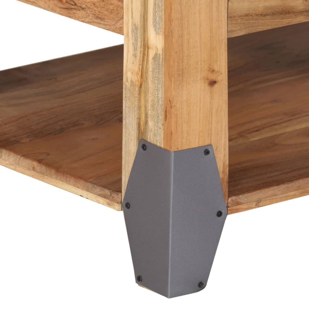 Coffee table 110x52x45 cm solid acacia wood