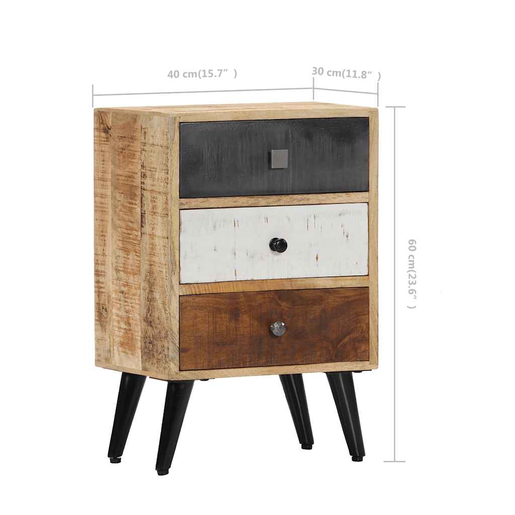 Nachttisch 40×30×60 cm Massivholz Mango