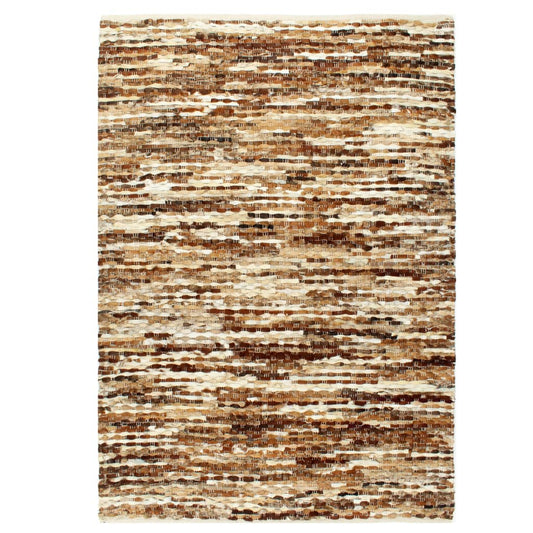 Teppich Echtes Kuhfell 160×230cm Braun/Weiß