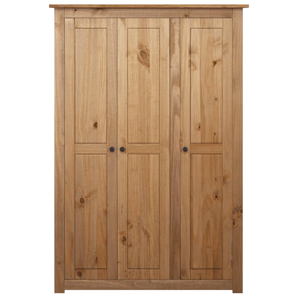 Wardrobe 3-door 118×50×171.5 cm pine Panama series
