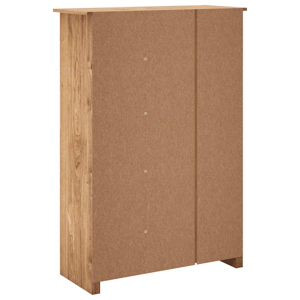 Kleiderschrank 3-Türig 118×50×171,5 cm Kiefer Panama Serie