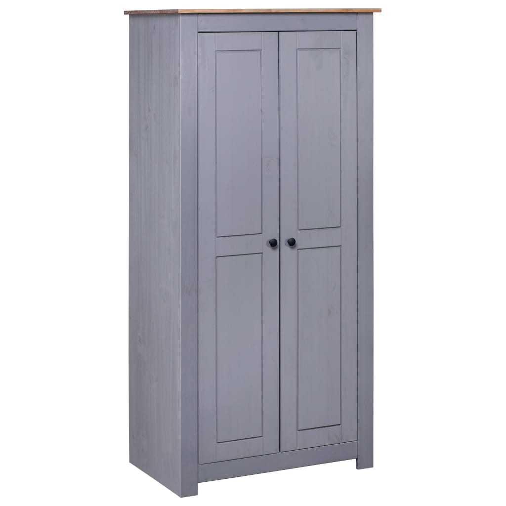 Wardrobe Grey 80x50x171.5 cm Pinewood Panama