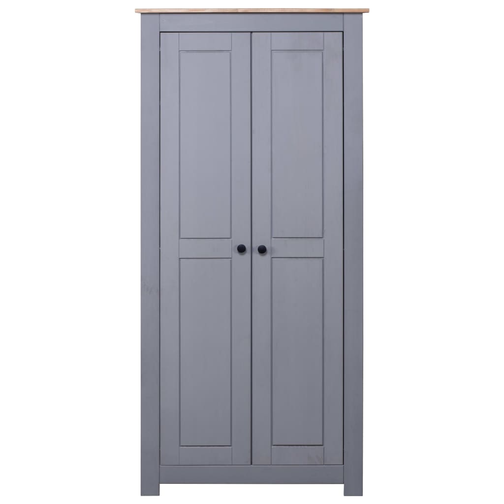 Wardrobe Grey 80x50x171.5 cm Pinewood Panama