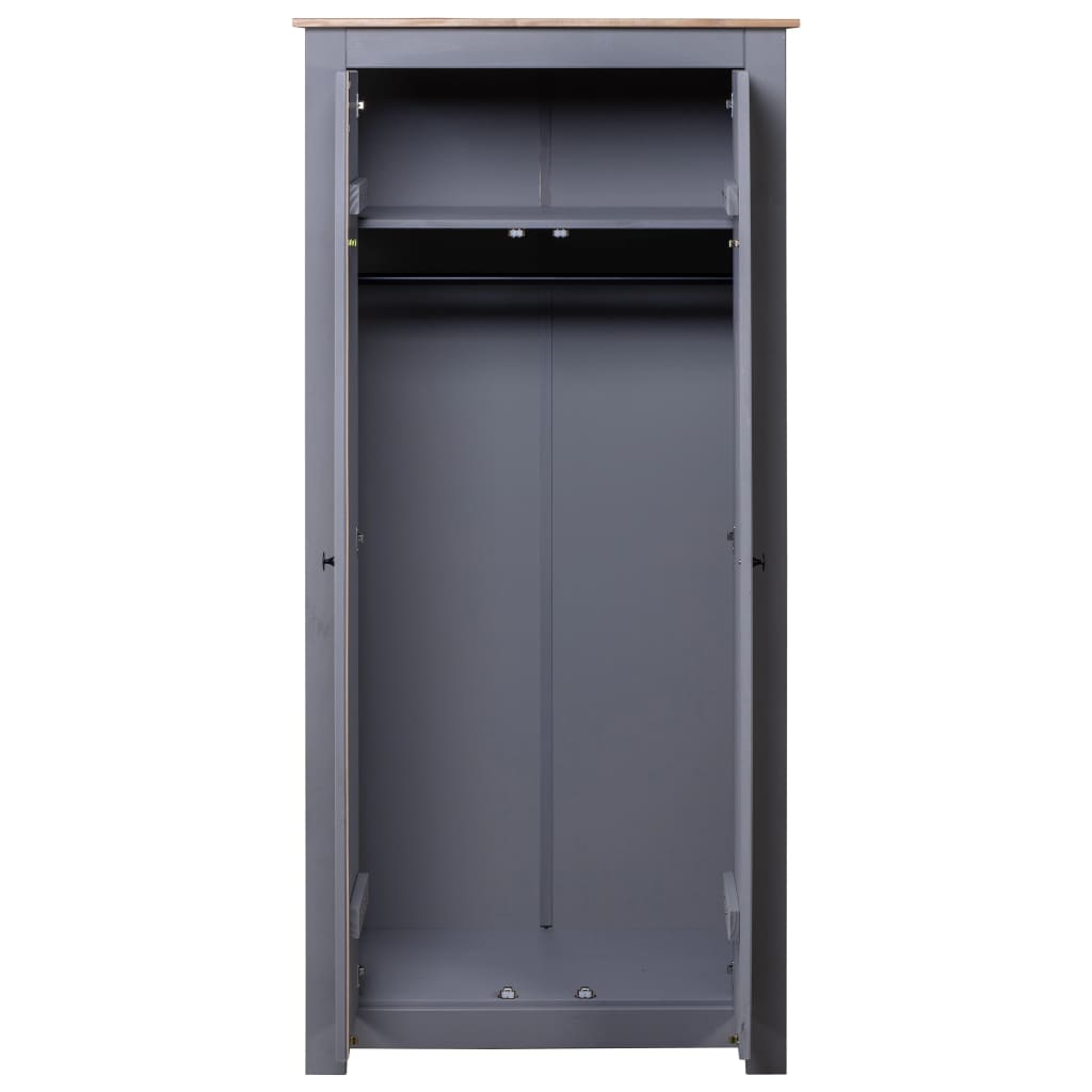Wardrobe Grey 80x50x171.5 cm Pinewood Panama