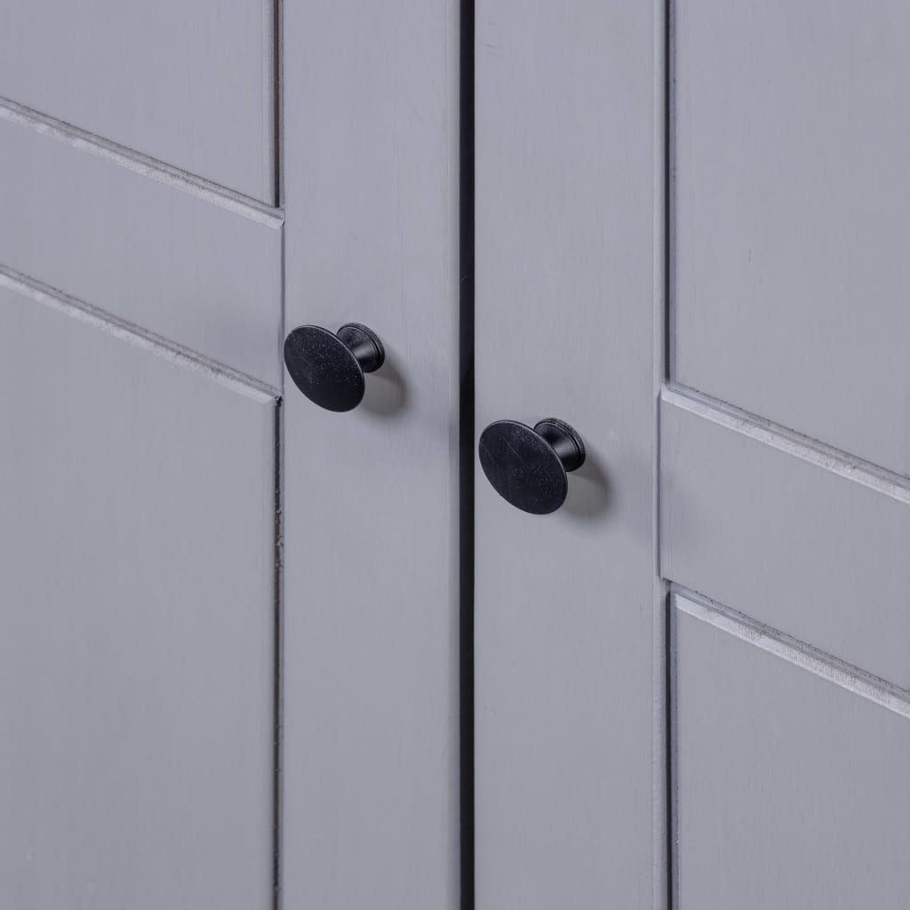 Wardrobe Grey 80x50x171.5 cm Pinewood Panama