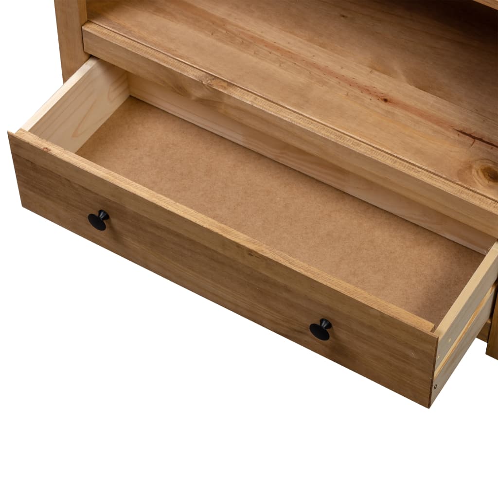 Bookshelf 80 x 35 x 110 cm solid Panama pine