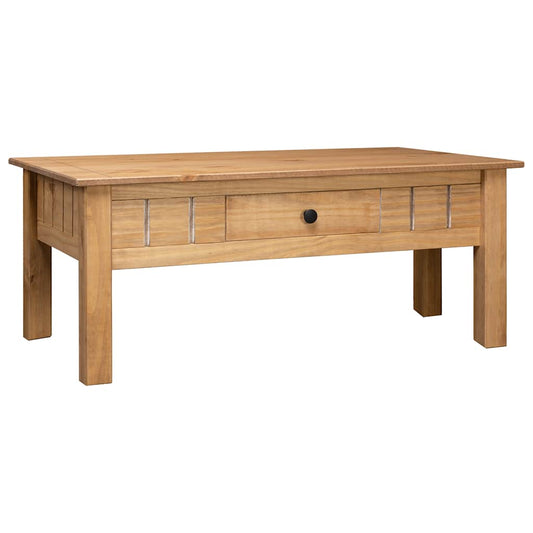 Couchtisch 100x60x43,5 cm Massivholz Panama-Kiefer