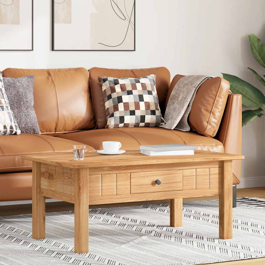 Couchtisch 100x60x43,5 cm Massivholz Panama-Kiefer
