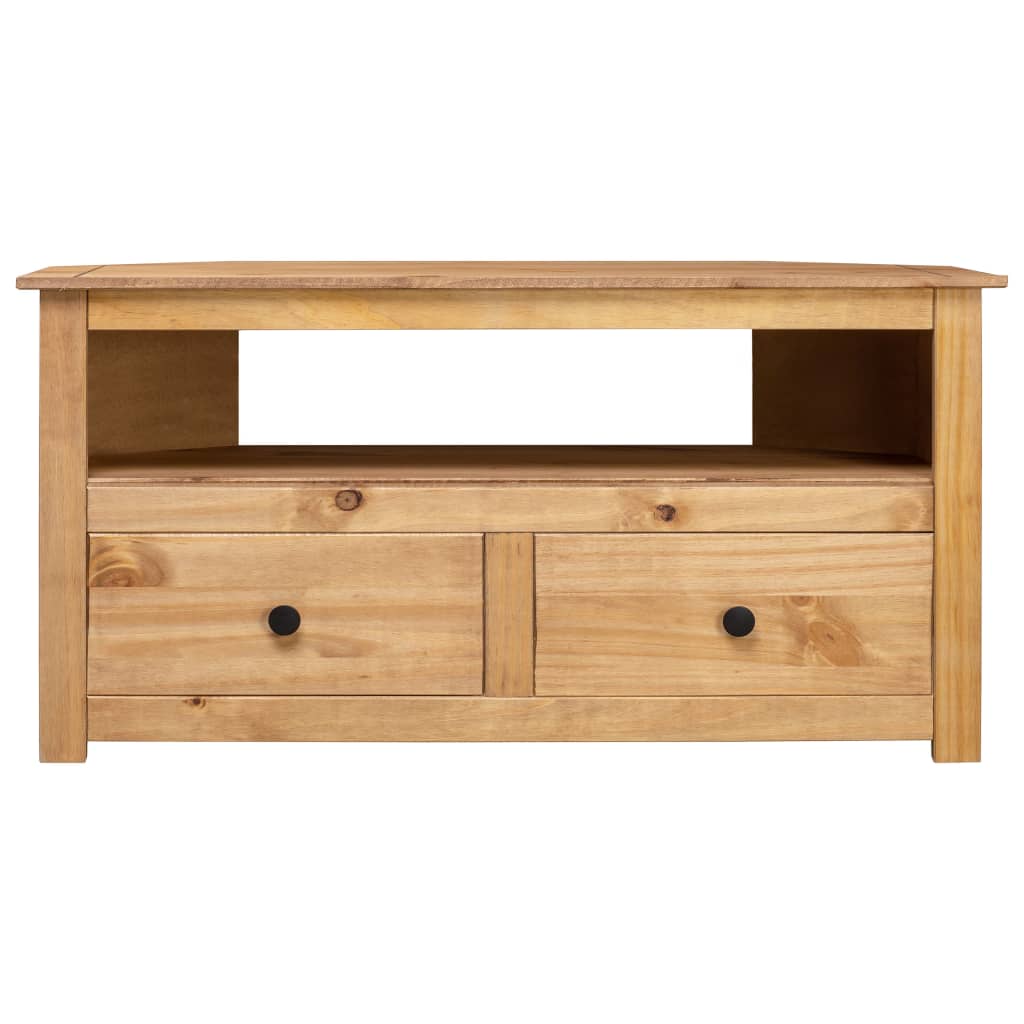 TV-Eckschrank 93 x 49 x 49 cm Massivholz Panama-Kiefer