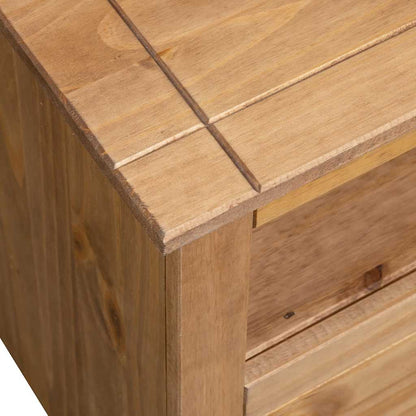 TV-Eckschrank 93 x 49 x 49 cm Massivholz Panama-Kiefer