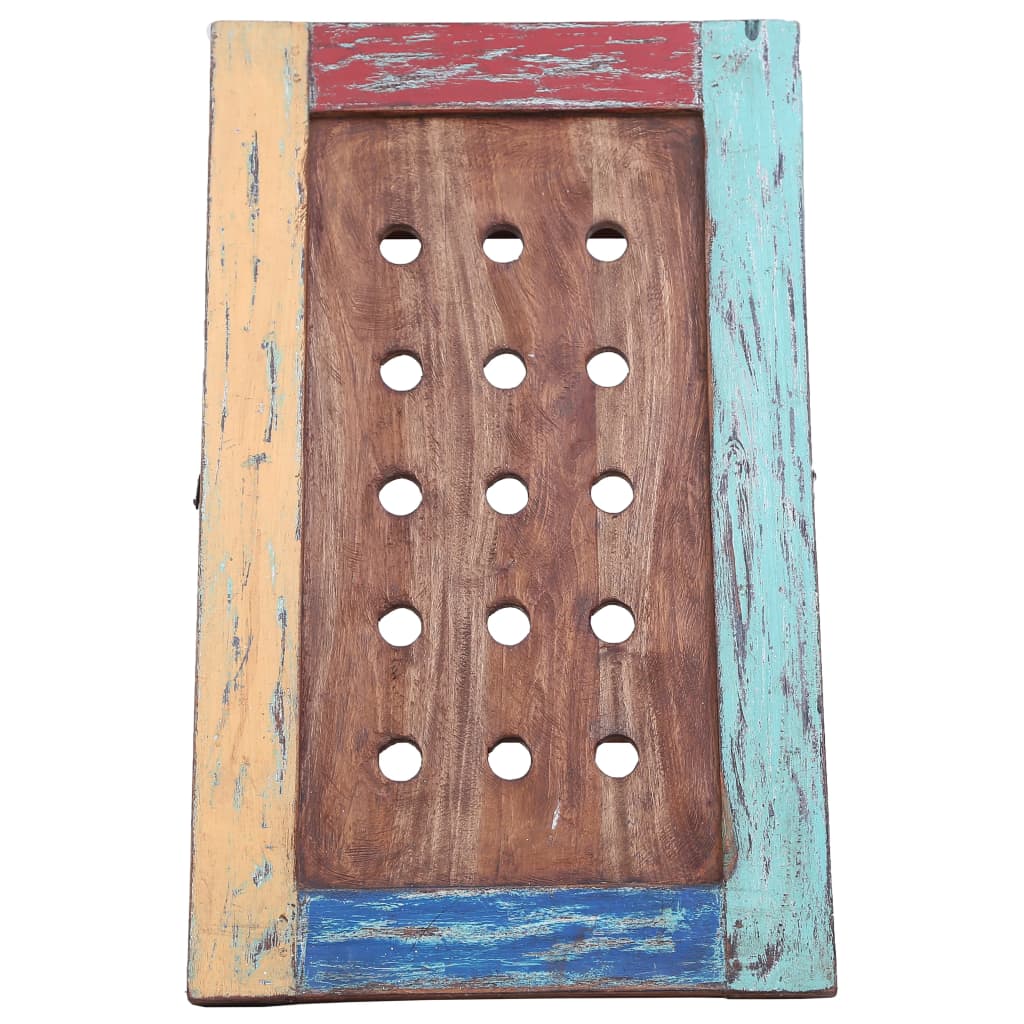 Weinregal für 15 Flaschen 47×28×78 cm Massives Altholz